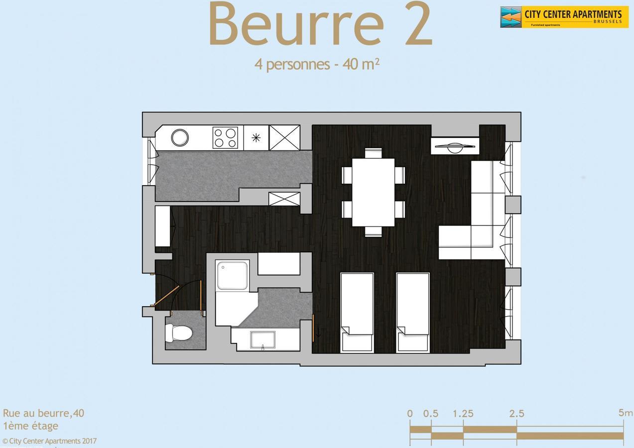 City Center Apartments Grand Place Brussel Bagian luar foto